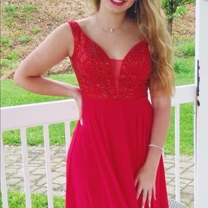 Red Ball Dress Size 4